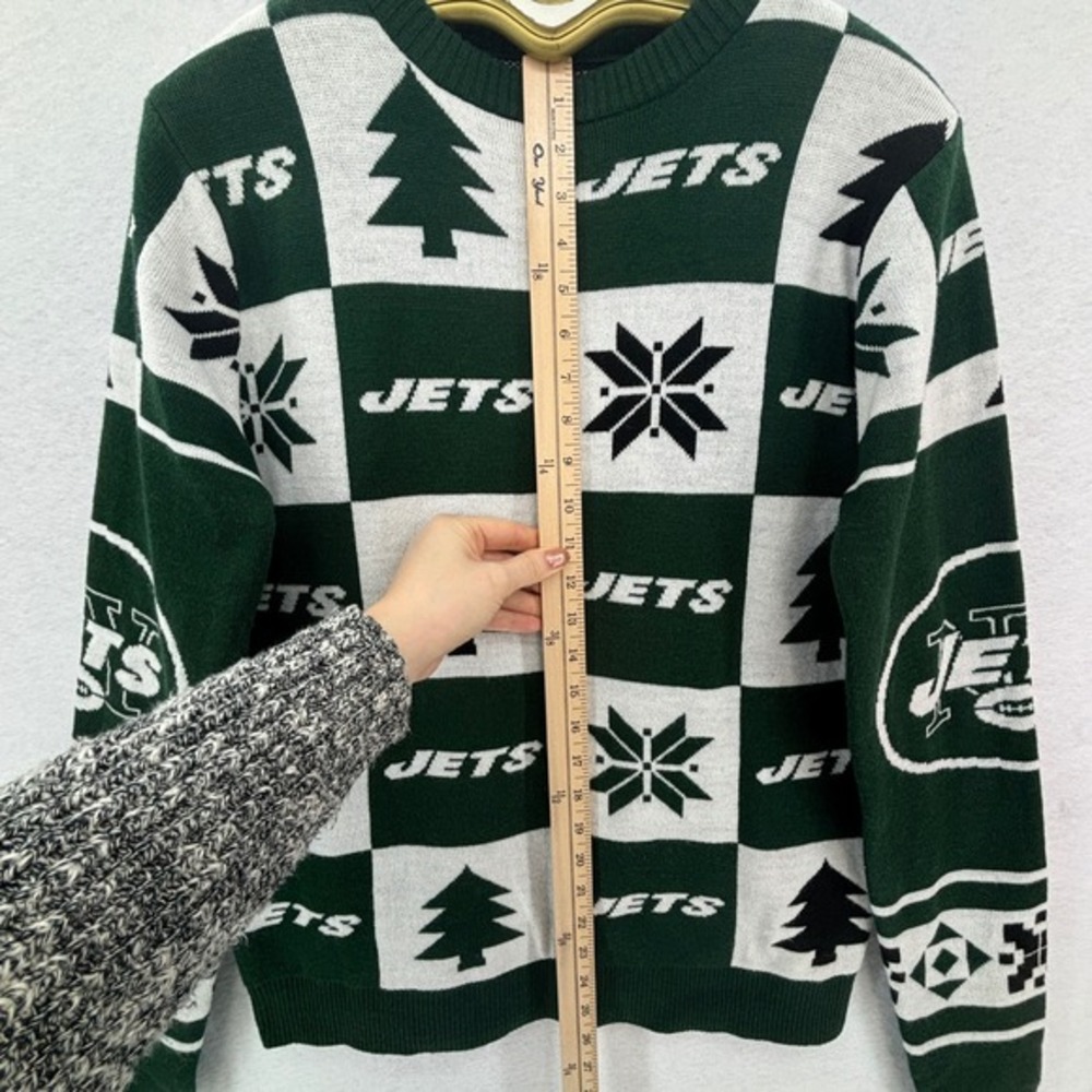 New York Jets Holiday Gift Set - NFL Sweater, Tie & Socks | Christmas Fan Bundle - Picture 11 of 16